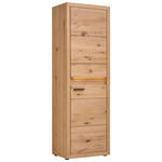GARDEROBENSCHRANK 63,8/199/40 cm  - Eichefarben/Schwarz, KONVENTIONELL, Holz/Metall (63,8/199/40cm) - Linea Natura