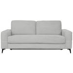 SCHLAFSOFA Cord Hellgrau  - Hellgrau/Schwarz, Design, Textil/Metall (204/89/98cm) - Carryhome