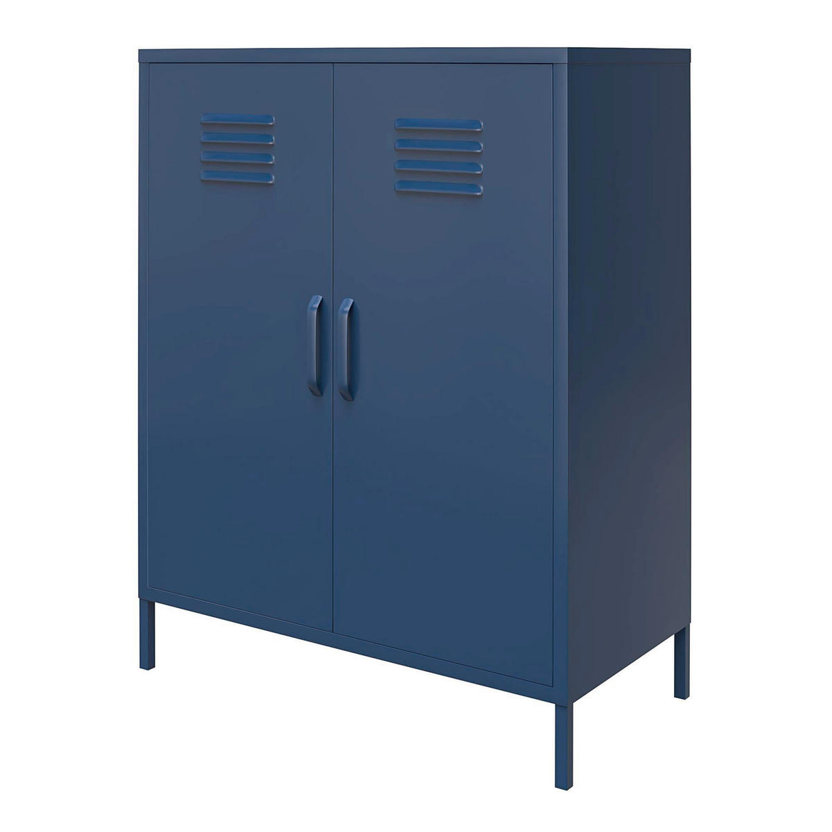 HIGHBOARD Bradford  in 79/100/39 cm  - Blau, Design, Metall (79/100/39cm) - MID.YOU