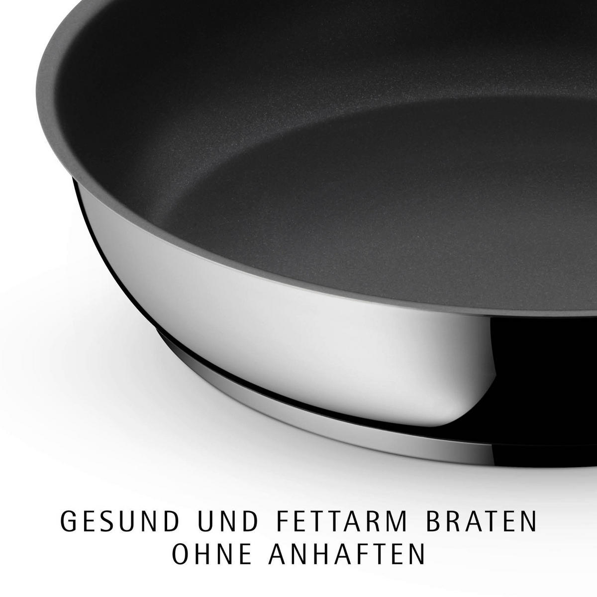 BRATPFANNE Devil PTFE-Antihaftbeschichtung 18/20/7.5 cm  - Schwarz, Basics, Metall (18/20/7.5cm) - WMF