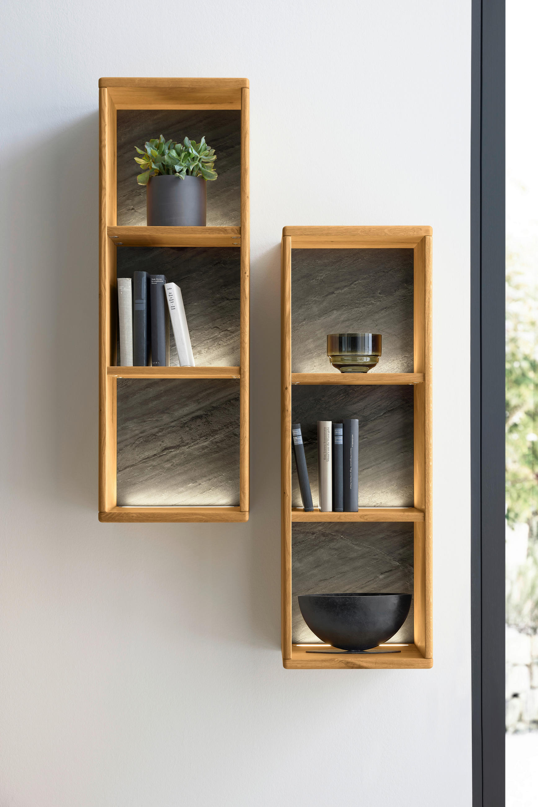 HÄNGEELEMENT Eichefarben  34,4/101,4/22 cm  - Eichefarben, Natur, Holz (34,4/101,4/22cm) - Valdera