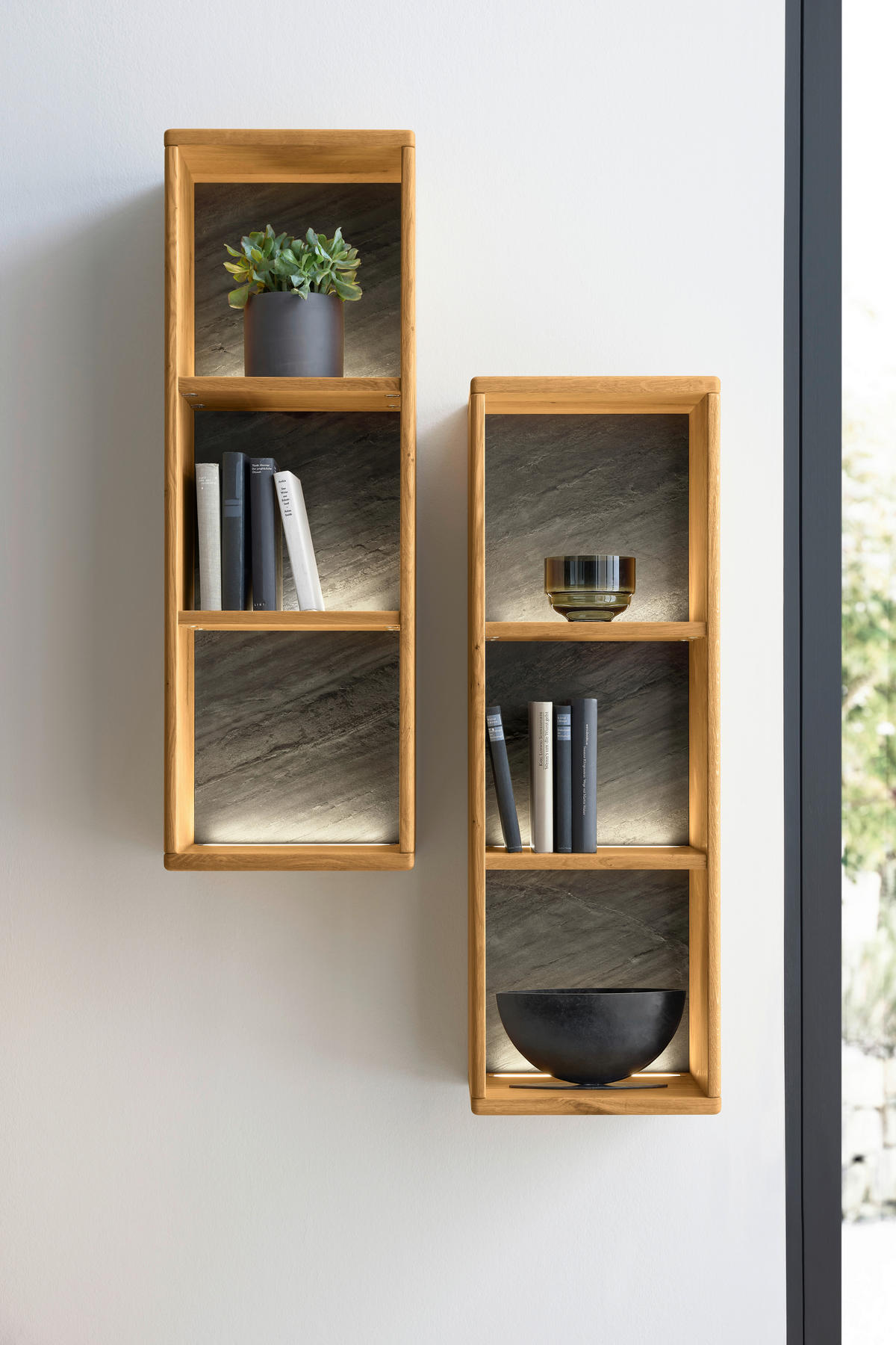 HÄNGEELEMENT Eichefarben  34,4/101,4/22 cm  - Eichefarben, Natur, Holz (34,4/101,4/22cm) - Valdera