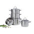 SET POSOD 5/1 PALERMO - srebrna, Basics, kovina/steklo (27,5/25,5/51,0cm) - Fissler SET POSOD 5/1 PALERMO - srebrna, Basics, kovina/steklo (27,5/25,5/51,0cm) - Fissler