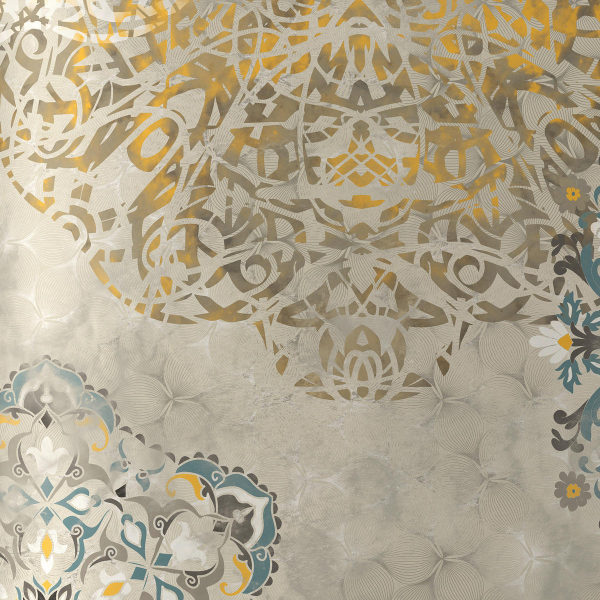 WENDEBETTWÄSCHE Raphael Satin 140/200 cm  - Grau, KONVENTIONELL, Textil (140/200cm) - Novel