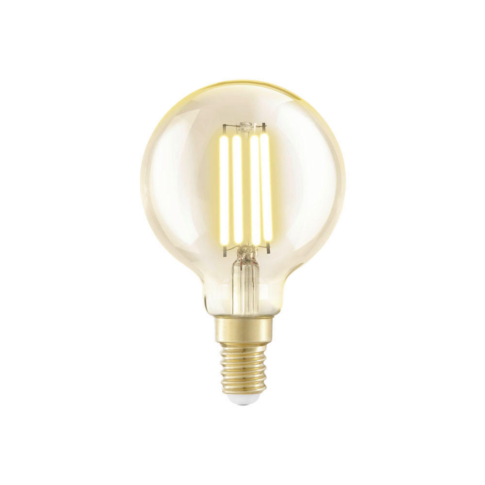 LED-LEUCHTMITTEL   E14 4 W 350 lm  - Goldbraun, Basics, Glas (9,5cm) - Eglo
