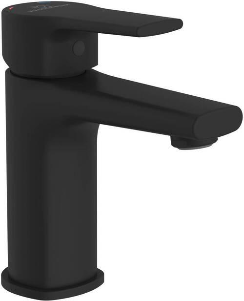 WASCHTISCHARMATUR 601306  - Schwarz, Basics, Metall (5,5/16,0/15,5cm)