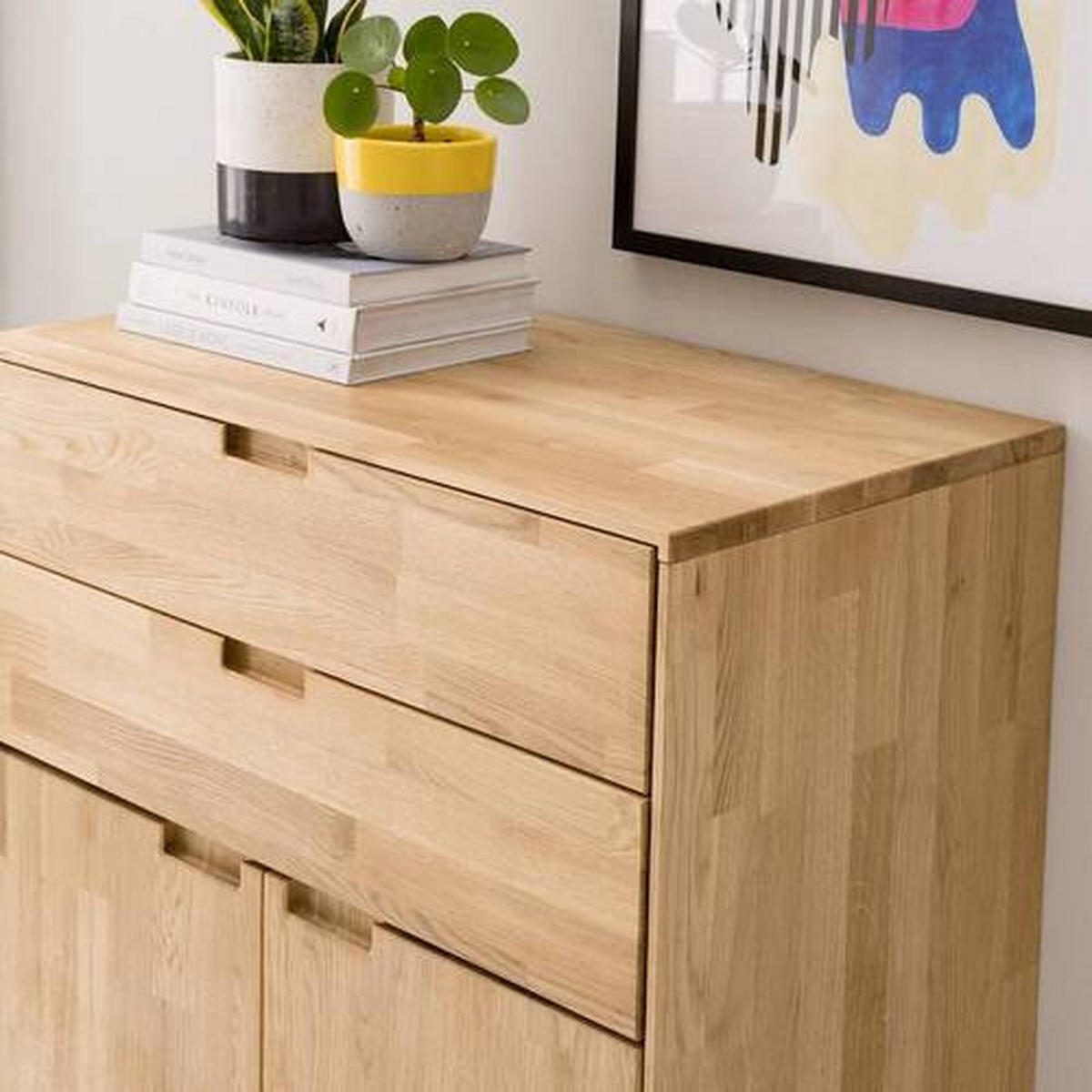 HIGHBOARD Wildeiche  80/115,1/40 cm  - Wildeiche, Natur, Holz (80/115,1/40cm) - Lomoco