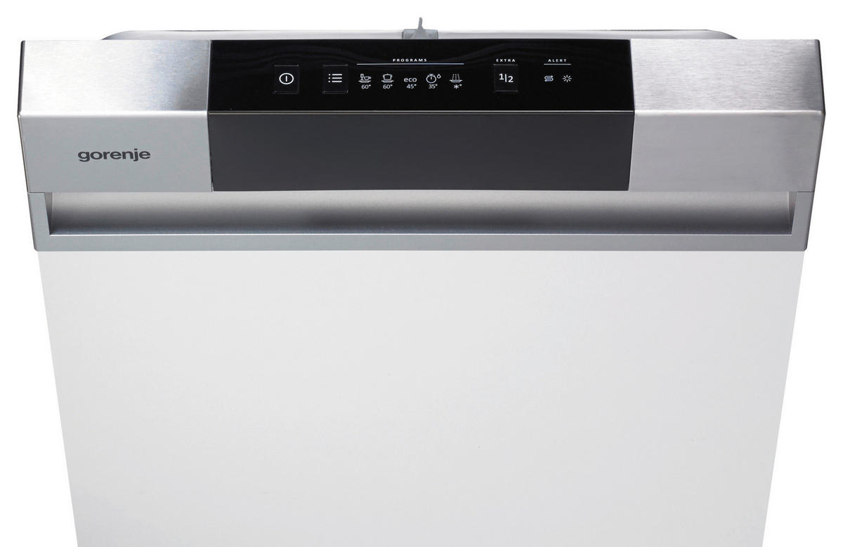 GESCHIRRSPÜLER GI520E15X  - Silberfarben, Basics, Glas/Kunststoff (44,8/81,5/57,5cm) - Gorenje