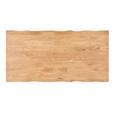 ESSTISCH in Holz 200/100/75 cm  - Schwarz, Design, Holz/Metall (200/100/75cm) - Linea Natura