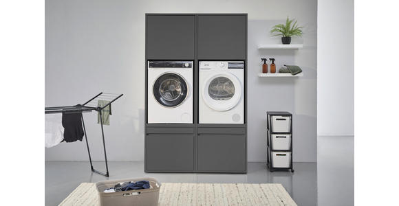 AUFSATZSCHRANK 67,5/58,2/67,5 cm - Anthrazit, Basics, Holzwerkstoff (67,5/58,2/67,5cm) - Xora