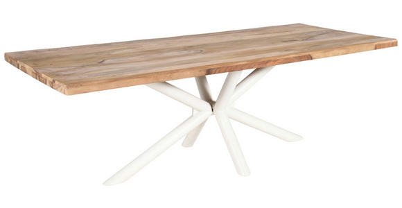 TISCHGESTELL in Metall 160/75/72 cm - Creme, Design, Metall (160/75/72cm) - Landscape