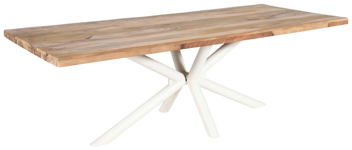 TISCHGESTELL Creme  - Creme, Design, Metall (160/75/72cm) - Landscape