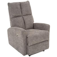 RELAXFÅTÖLJ i metall, textil grafitfärgad  - grafitfärgad/svart, Design, metall/textil (75/110/88cm) - Livetastic