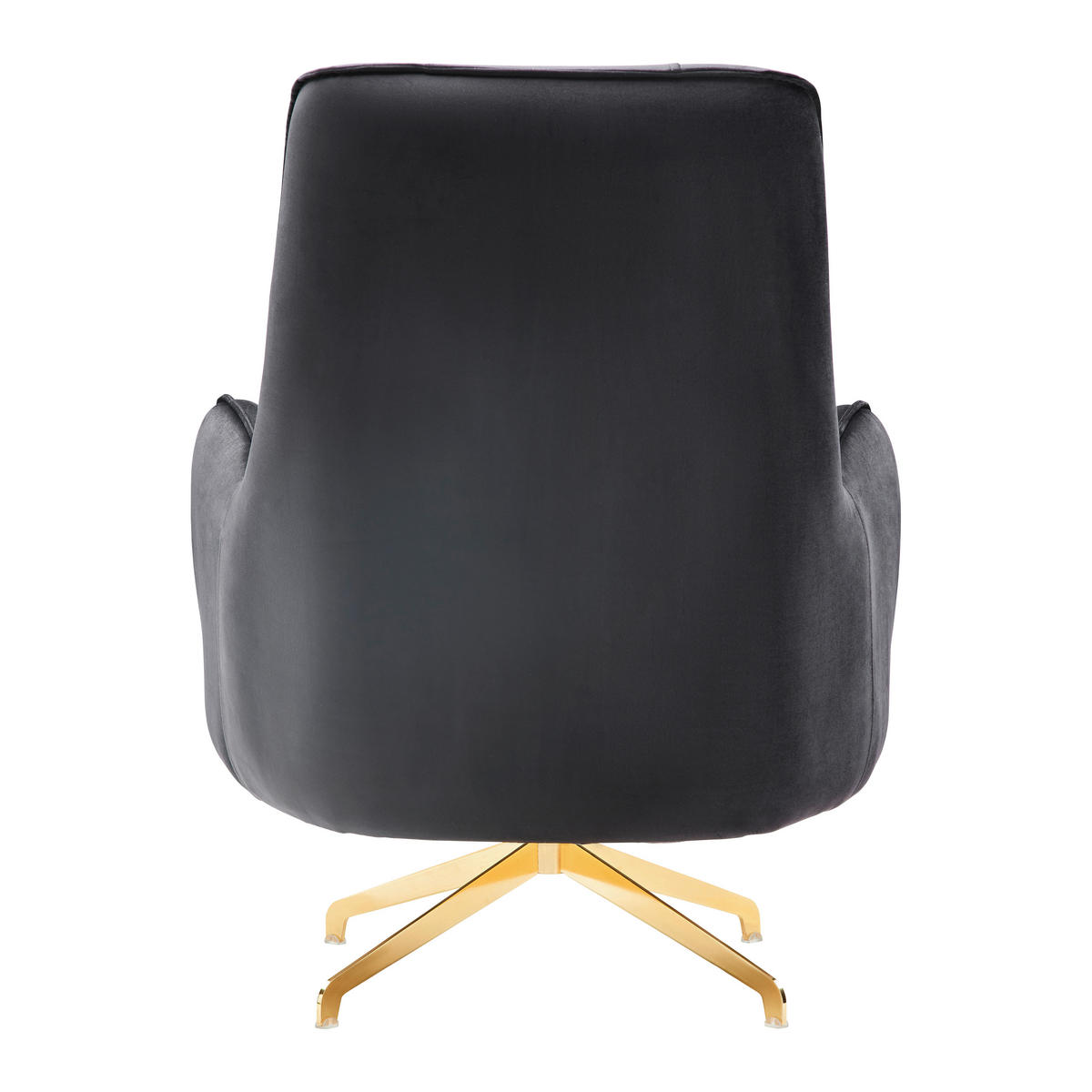 Fotoliu din textil, negru - negru, Lifestyle, metal/textil (80/100/85cm) - Based