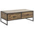 COUCHTISCH Kiefer massiv rechteckig Kieferfarben, Schwarz - Schwarz/Kieferfarben, Natur, Holz/Metall (120/60/43cm) - Landscape COUCHTISCH Kiefer massiv rechteckig Kieferfarben, Schwarz - Schwarz/Kieferfarben, Natur, Holz/Metall (120/60/43cm) - Landscape