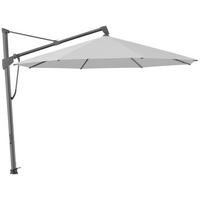 AMPELSCHIRM 400x400 cm Graphitfarben  - Anthrazit/Graphitfarben, KONVENTIONELL, Textil/Metall (400/400cm) - Glatz