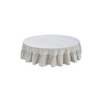 TISCHDECKE Sabina Textil Flachgewebe Beige 160/160 cm  - Beige, Basics, Textil (160/160cm)