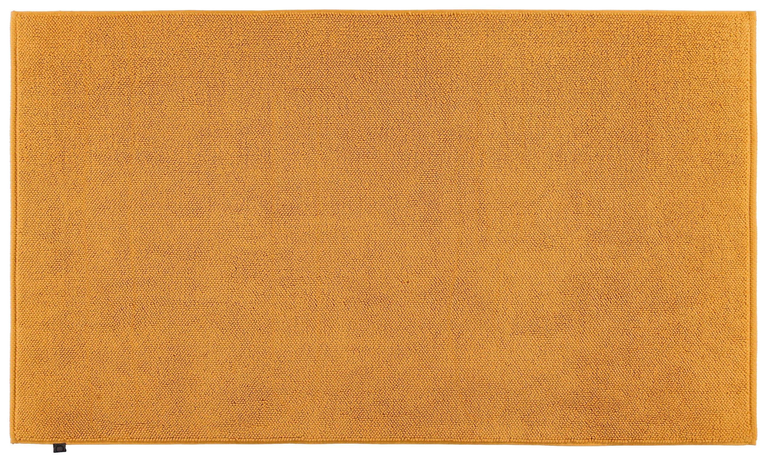 BADTEPPICH 1007 LOOP 532 Gelb 60/60 cm  - Gelb, KONVENTIONELL, Textil (60/60cm) - Cawoe