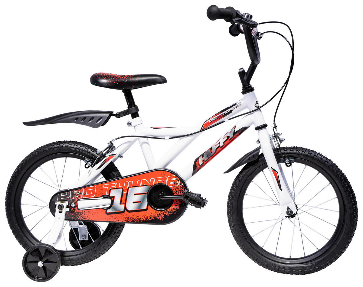KINDERFAHRRAD 16 Zoll  - Orange/Weiß, Basics, Metall (46,5/54/75cm)