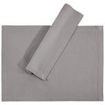 TISCHSET 33/45 cm Textil   - Hellgrau, Basics, Textil (33/45cm) - Novel