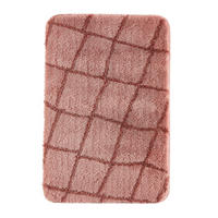 BADTEPPICH Leah Rosa 60/90 cm  - Rosa, Basics, Kunststoff/Textil (60/90cm) - Kleine Wolke