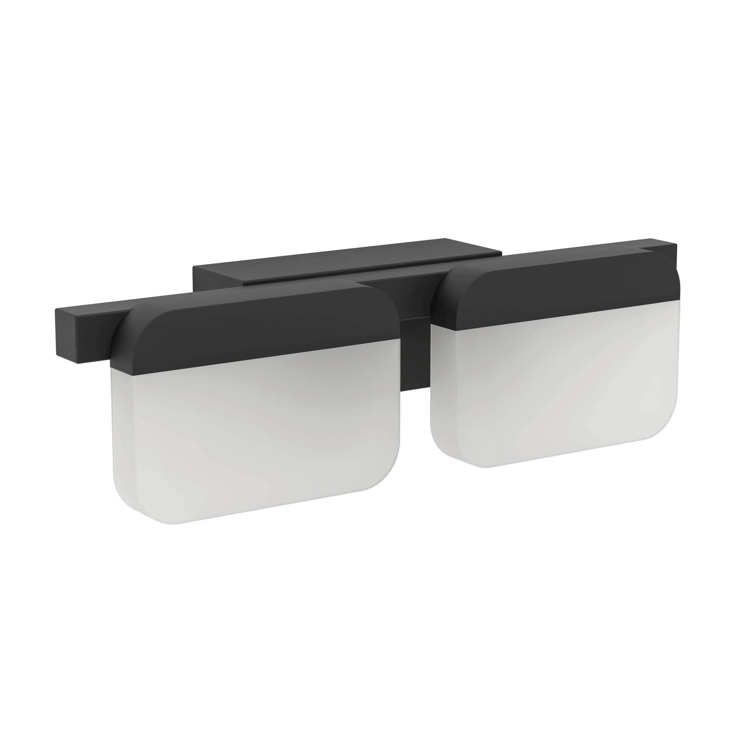 VÄGGLAMPA Ervidel 90/32/32 cm   - svart, Design, metall/plast (90/32/32cm) - Eglo