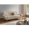2-SITZER-SOFA in Bouclé Beige  - Wildeiche/Beige, KONVENTIONELL, Holz/Textil (173/81/90cm) - MID.YOU