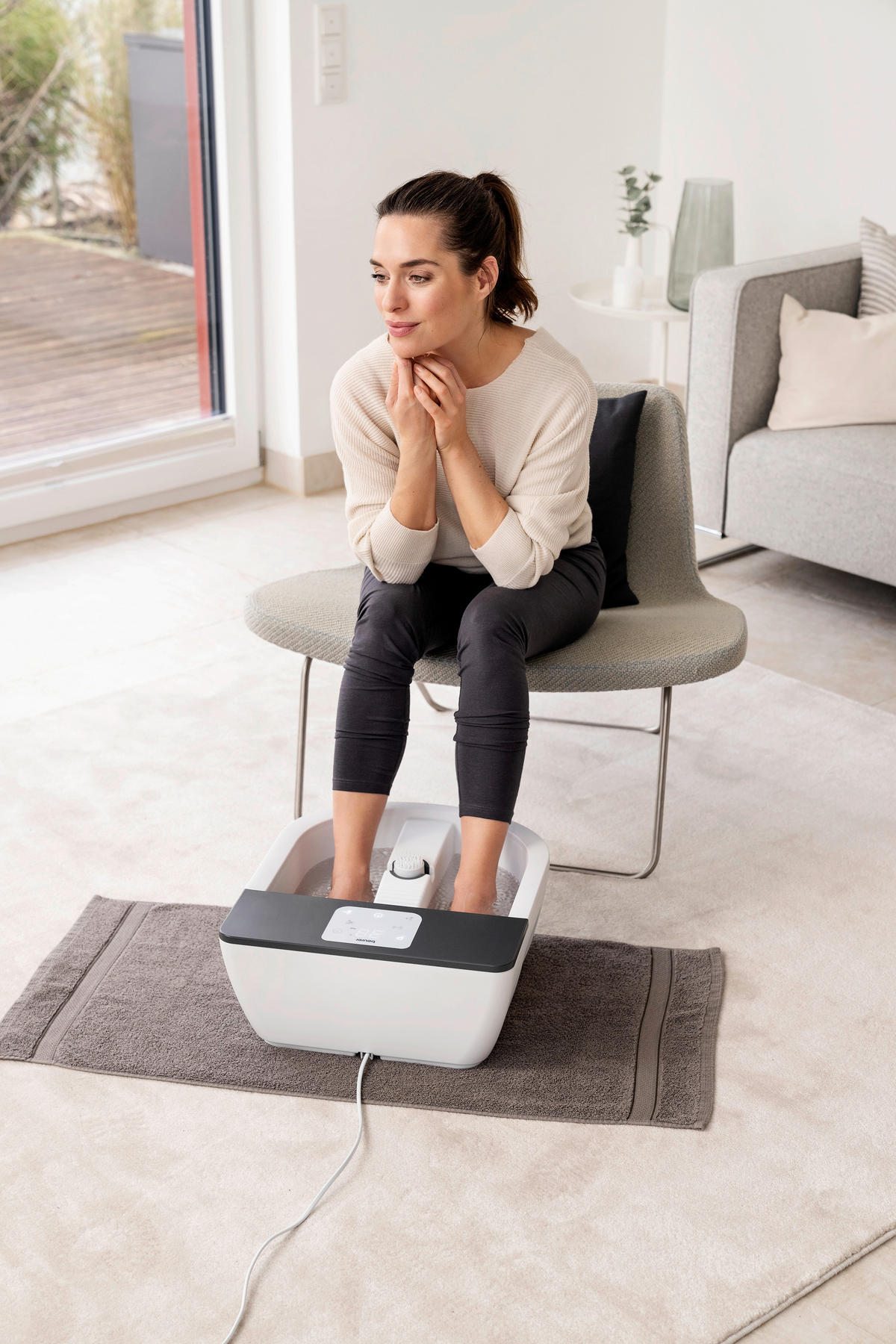 FUSSBAD  - Weiss, Basics (19/46,3/40,3cm) - Beurer