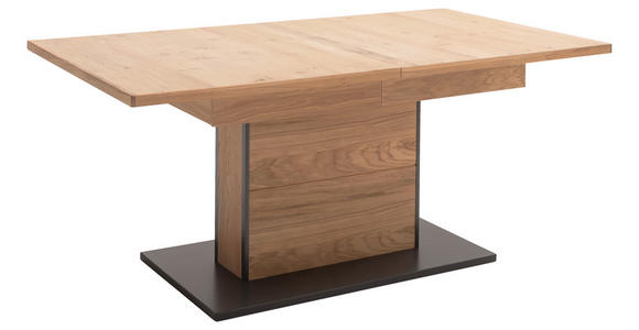 ESSTISCH in Metall, Holzwerkstoff 180/100/77 cm - Eichefarben/Anthrazit, KONVENTIONELL, Holzwerkstoff/Metall (180/100/77cm) - Landscape