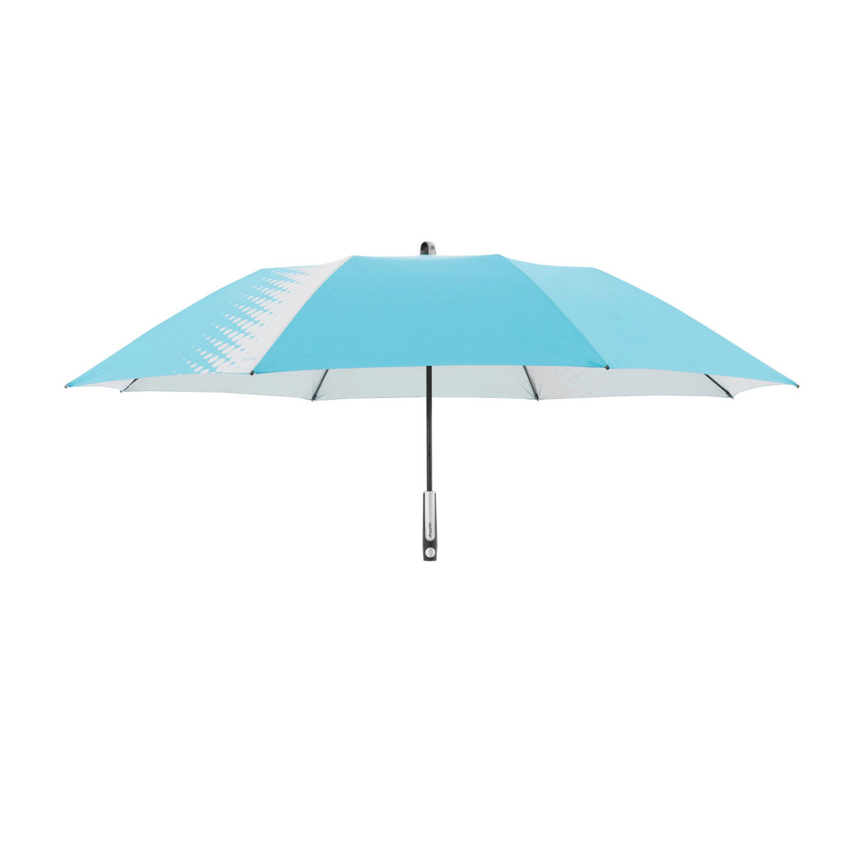 SONNENSCHIRM 156 cm Hellblau  - Anthrazit/Hellblau, MODERN, Textil/Metall (156cm) - Doppler