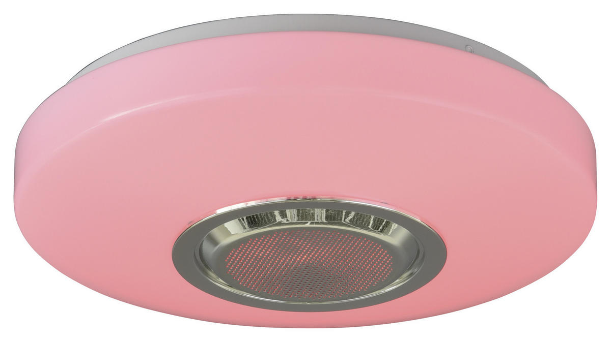 LED PLAFONJERA - bela, Dizajnerski, metal/plastika (33/10cm) - Novel