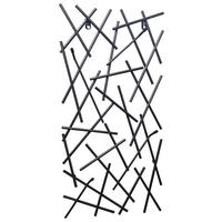 VÄGGHÄNGARE 30/60/5 cm  - svart, Design, metall (30/60/5cm)