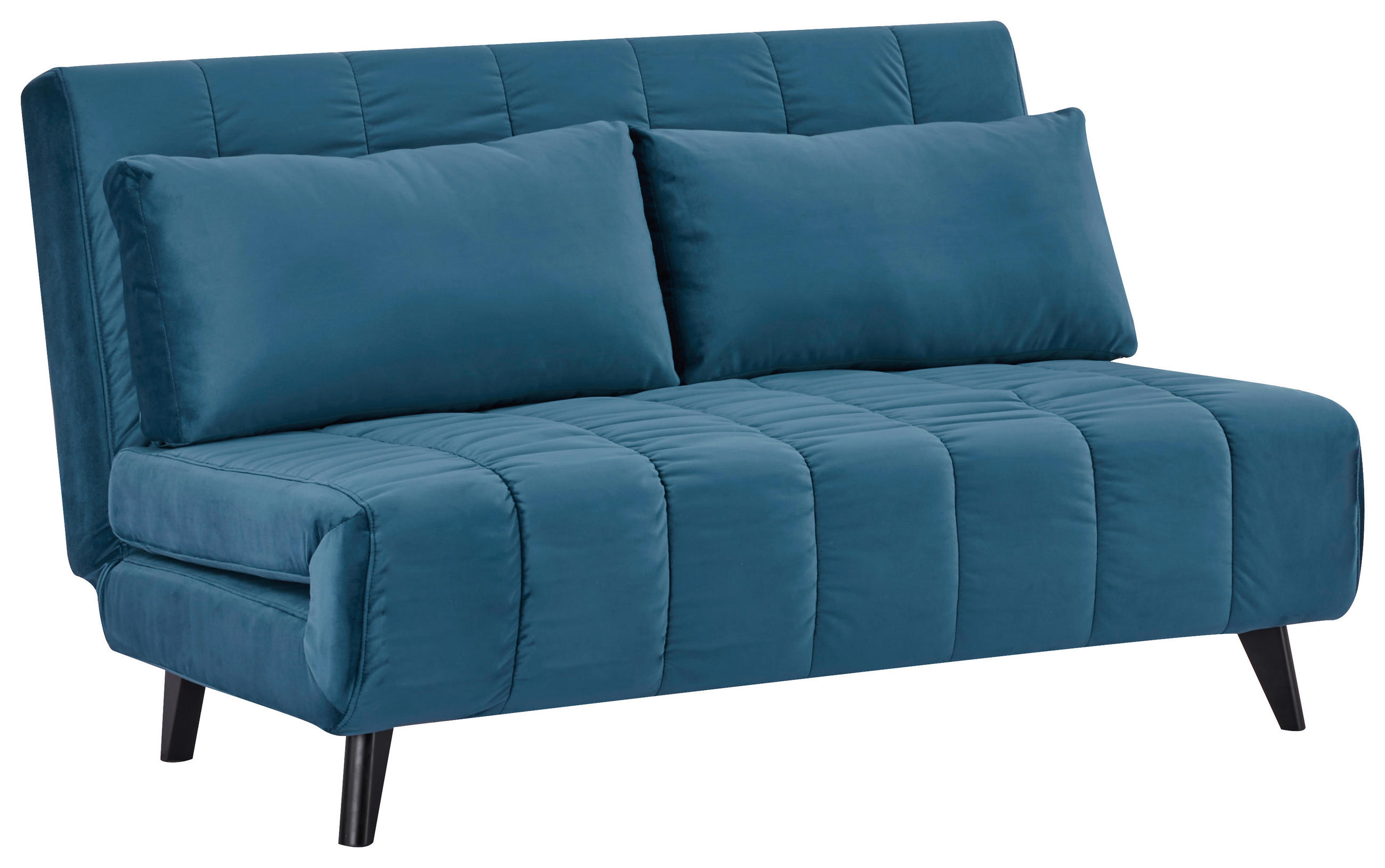 Thumbnail - Carryhome Schlafsofa, Dunkelblau, Textil, Kiefer, massiv, 2-Sitzer, Füllung: Polyester, 143x82x91 cm, Kinder- & Jugendzi...