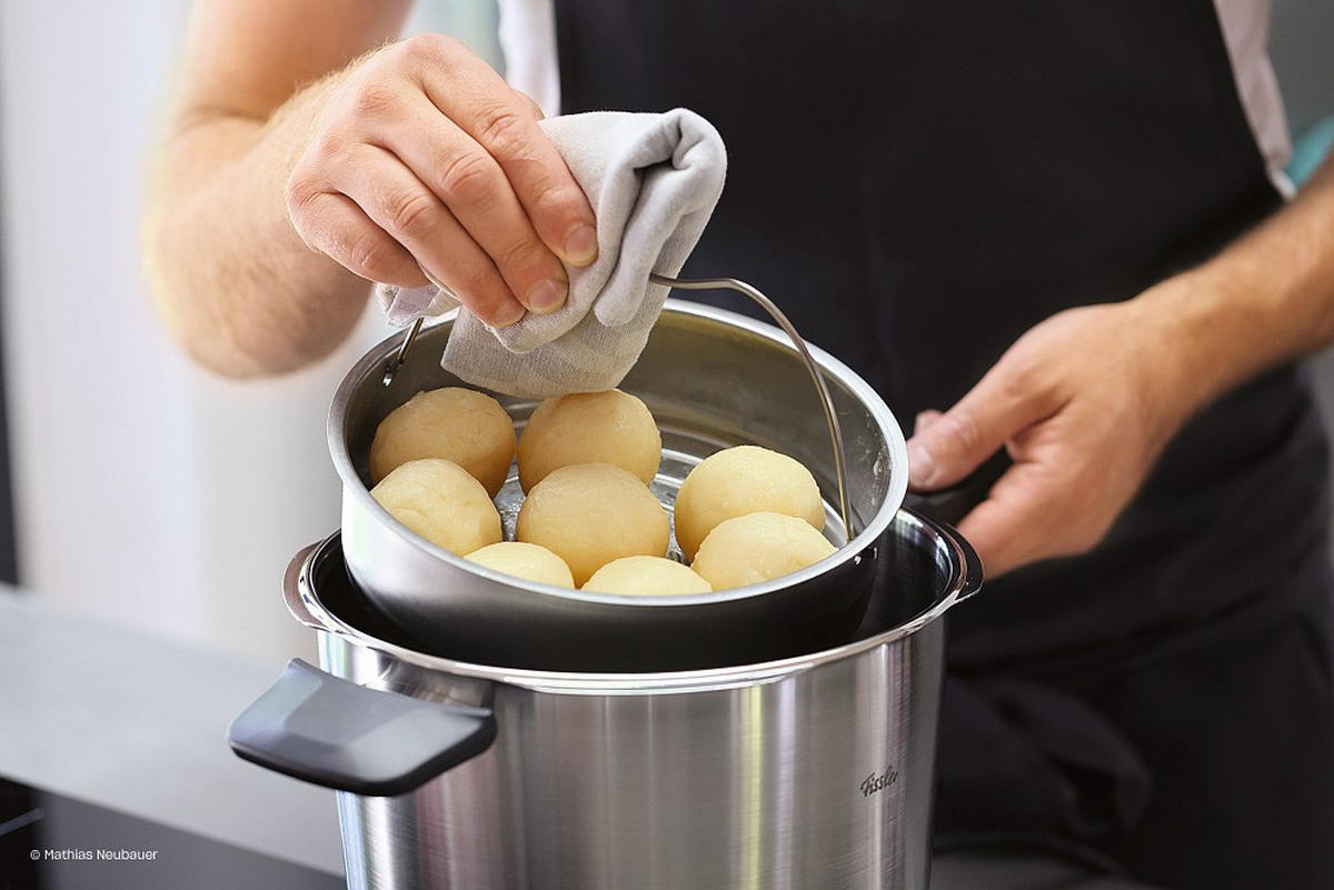 SCHNELLKOCHTOPF VITAQUICK GLOSSY® Poliert 6.0 L  - Silberfarben, Basics, Metall (6l) - Fissler