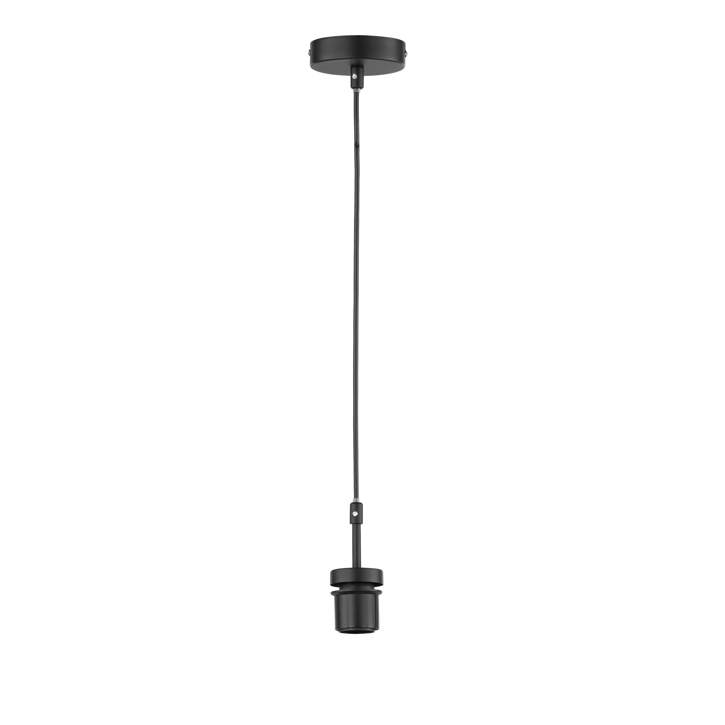 HÄNGELEUCHTE 8,5/213,50 cm    - Schwarz, Basics (8,5/213,50cm) - Fischer & Honsel