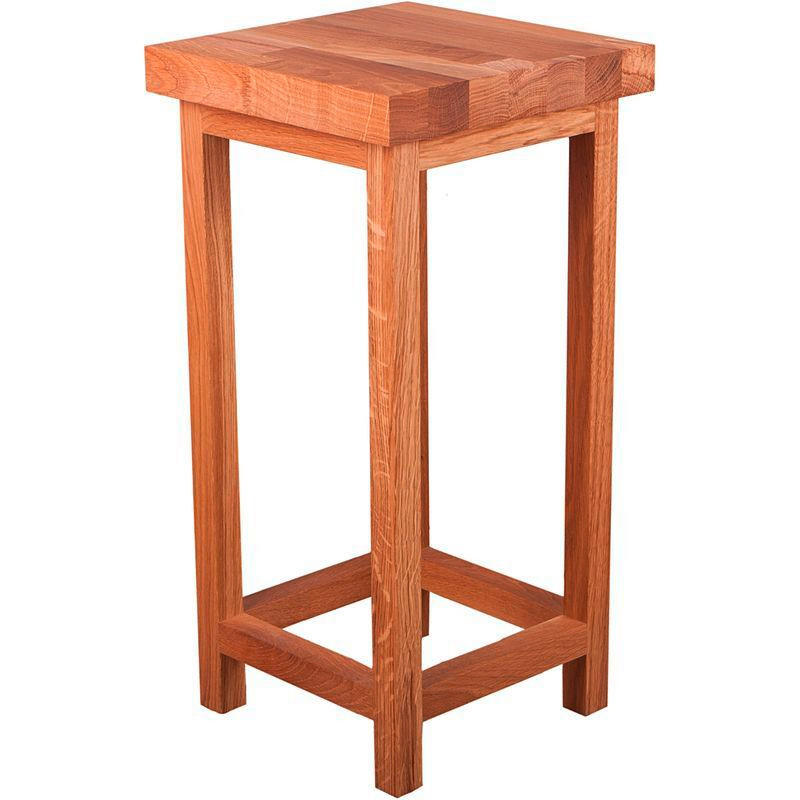 Universalhocker Echtholz  - Eichefarben, Basics, Holz (30/60/30cm) - Gardenson