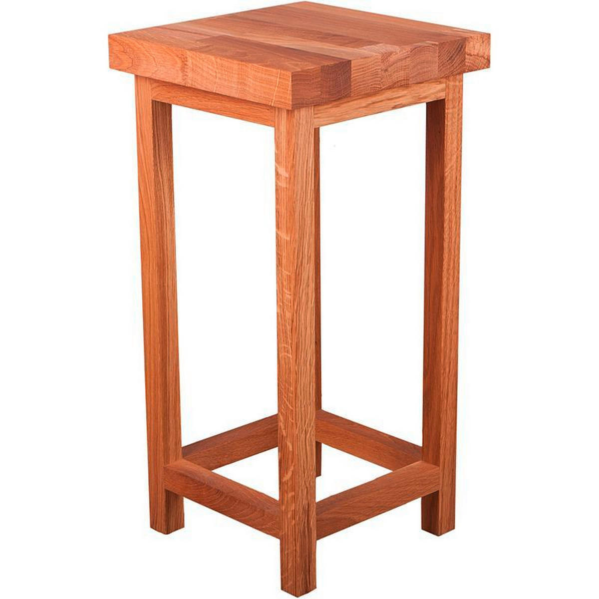 Universalhocker Echtholz  - Eichefarben, Basics, Holz (30/60/30cm) - Gardenson