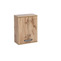 HÄNGESCHRANK 40,3/54,5/20 cm  - Eichefarben, KONVENTIONELL, Holzwerkstoff/Metall (40,3/54,5/20cm) - MID.YOU