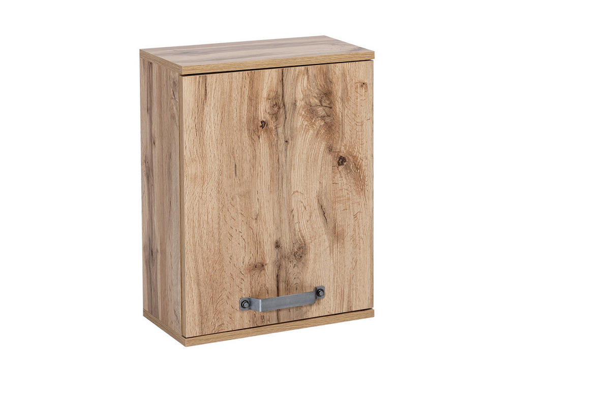 HÄNGESCHRANK 40,3/54,5/20 cm  - Eichefarben, KONVENTIONELL, Holzwerkstoff/Metall (40,3/54,5/20cm) - MID.YOU