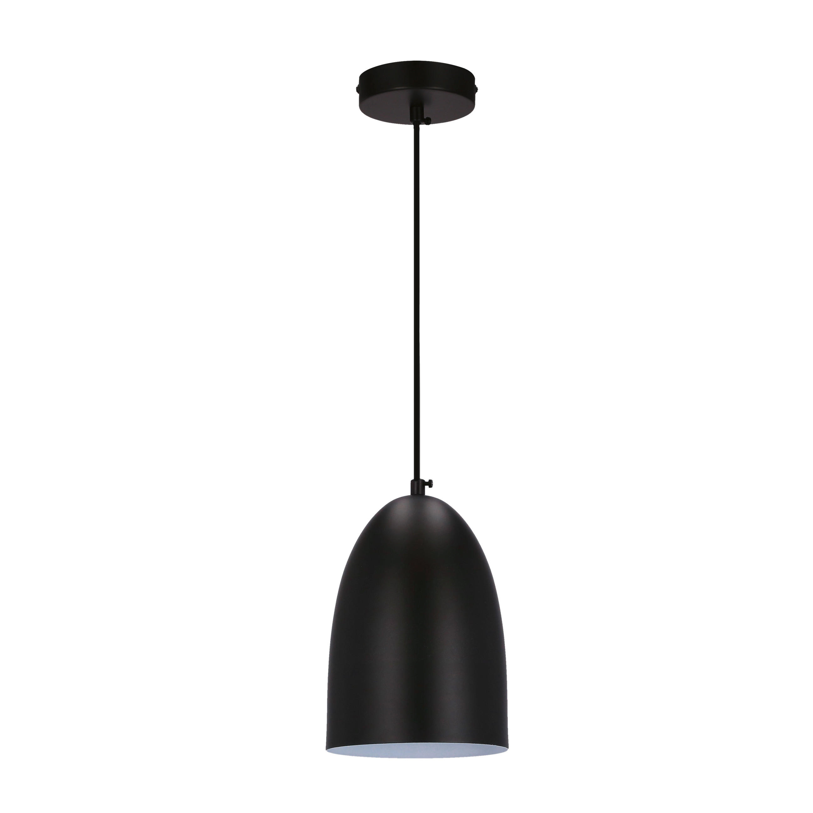 HÄNGELEUCHTE  - Schwarz, Basics, Metall (14/14cm)