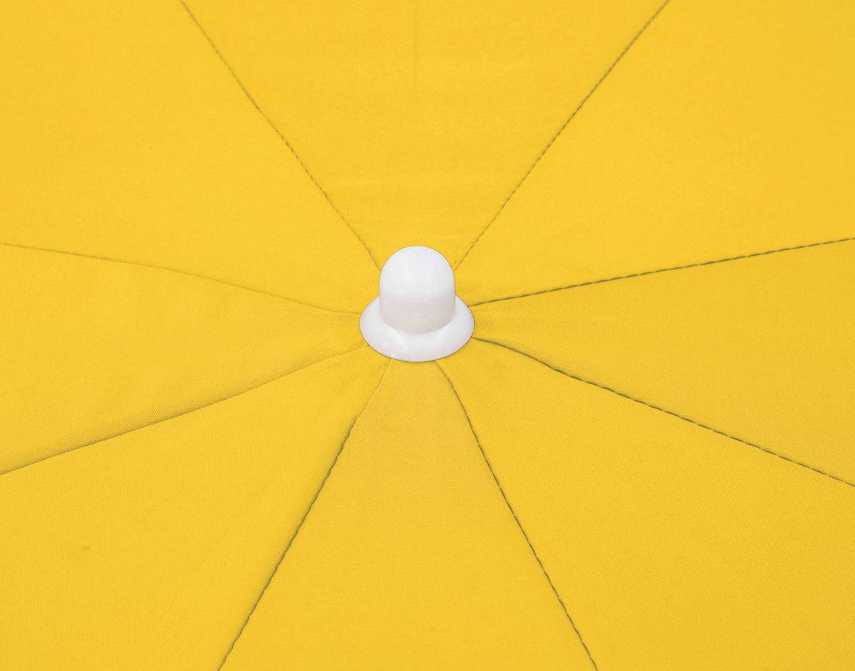 SONNENSCHIRM 240 cm Gelb  - Gelb/Weiß, Basics, Textil/Metall (240/230/240cm) - Schneider