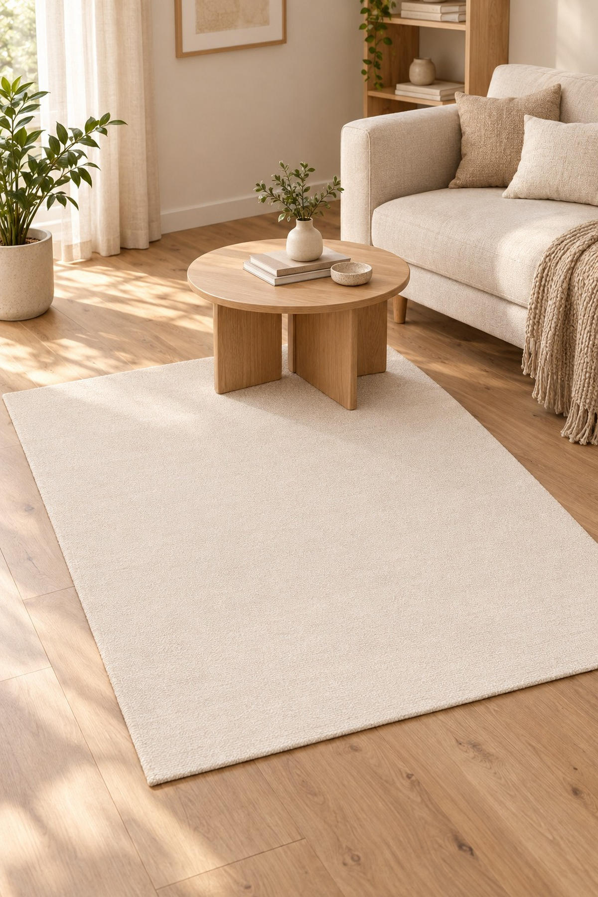 TKANI TEPIH  slonovača     - slonovača, Osnovno, tekstil/plastika (80/150cm) - Pierre Cardin