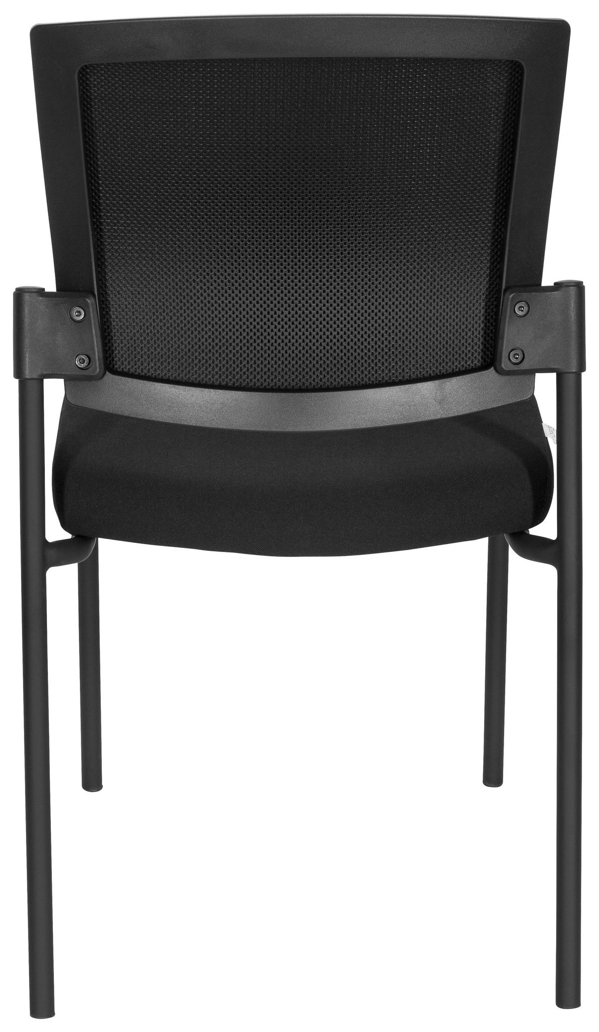 BESÖKSSTOL  i flatväv svart  - svart, Modern, metall/textil (48/90/58cm) - MID.YOU