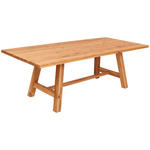 ESSTISCH Wildeiche massiv rechteckig Wildeiche  - Wildeiche, ROMANTIK / LANDHAUS, Holz (220/100/75cm) - Linea Natura