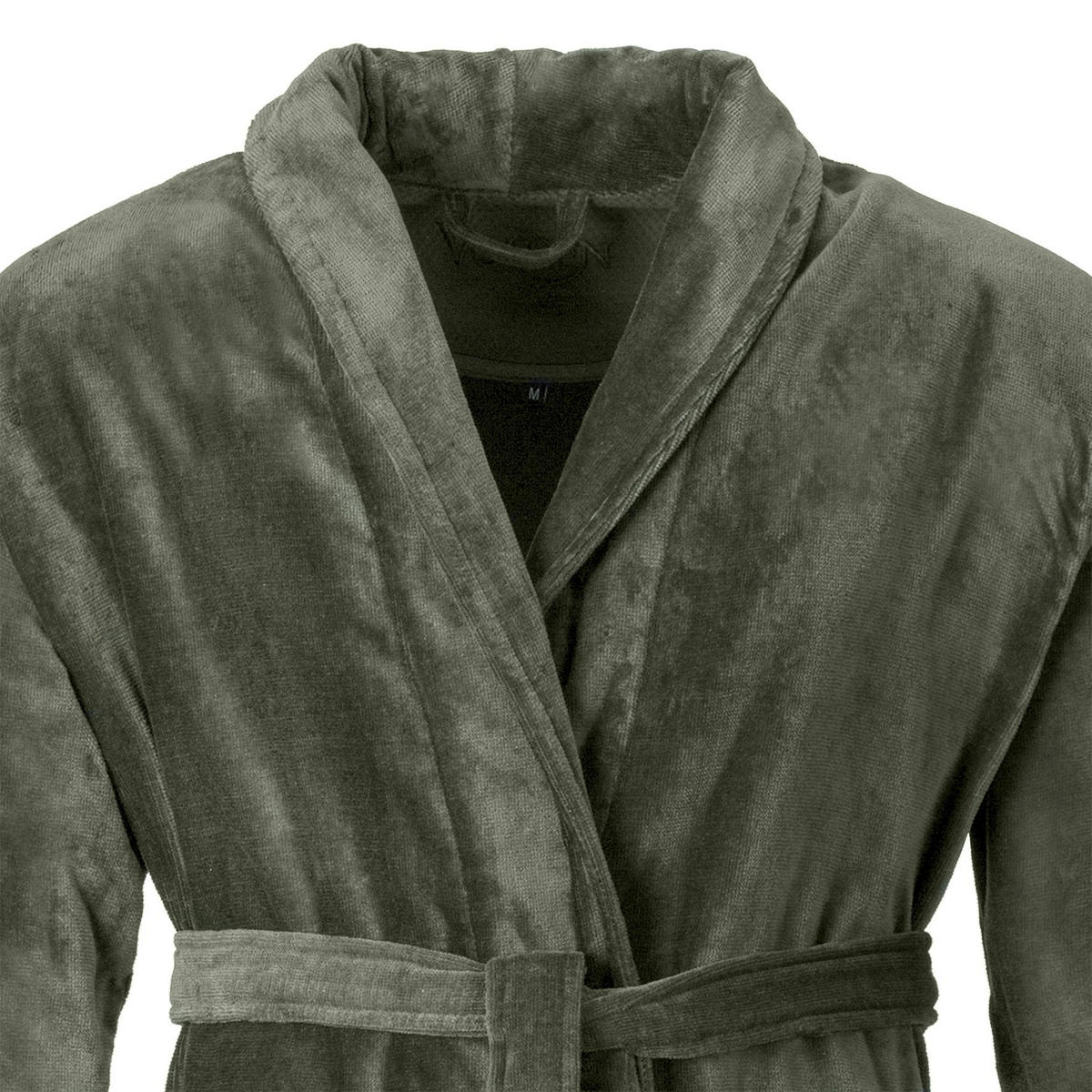 BADEMANTEL Feeling-L L Herren  - Grün, Basics, Textil (Lnull) - Vossen