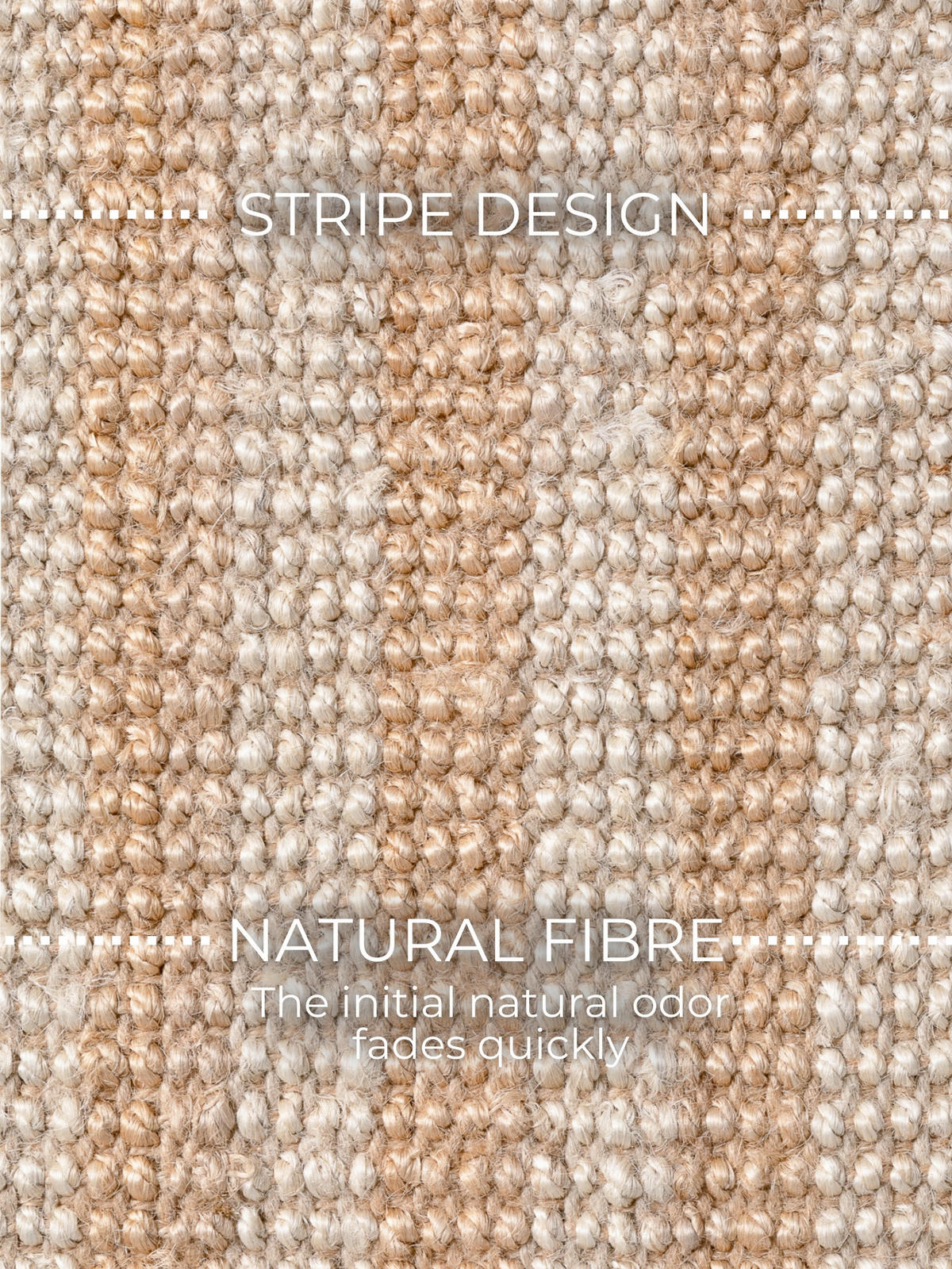 JUTETEPPICH 160/230 cm Harvest Creme, Goldfarben  - Goldfarben/Creme, Design, Textil (160/230cm) - Elle Decoration