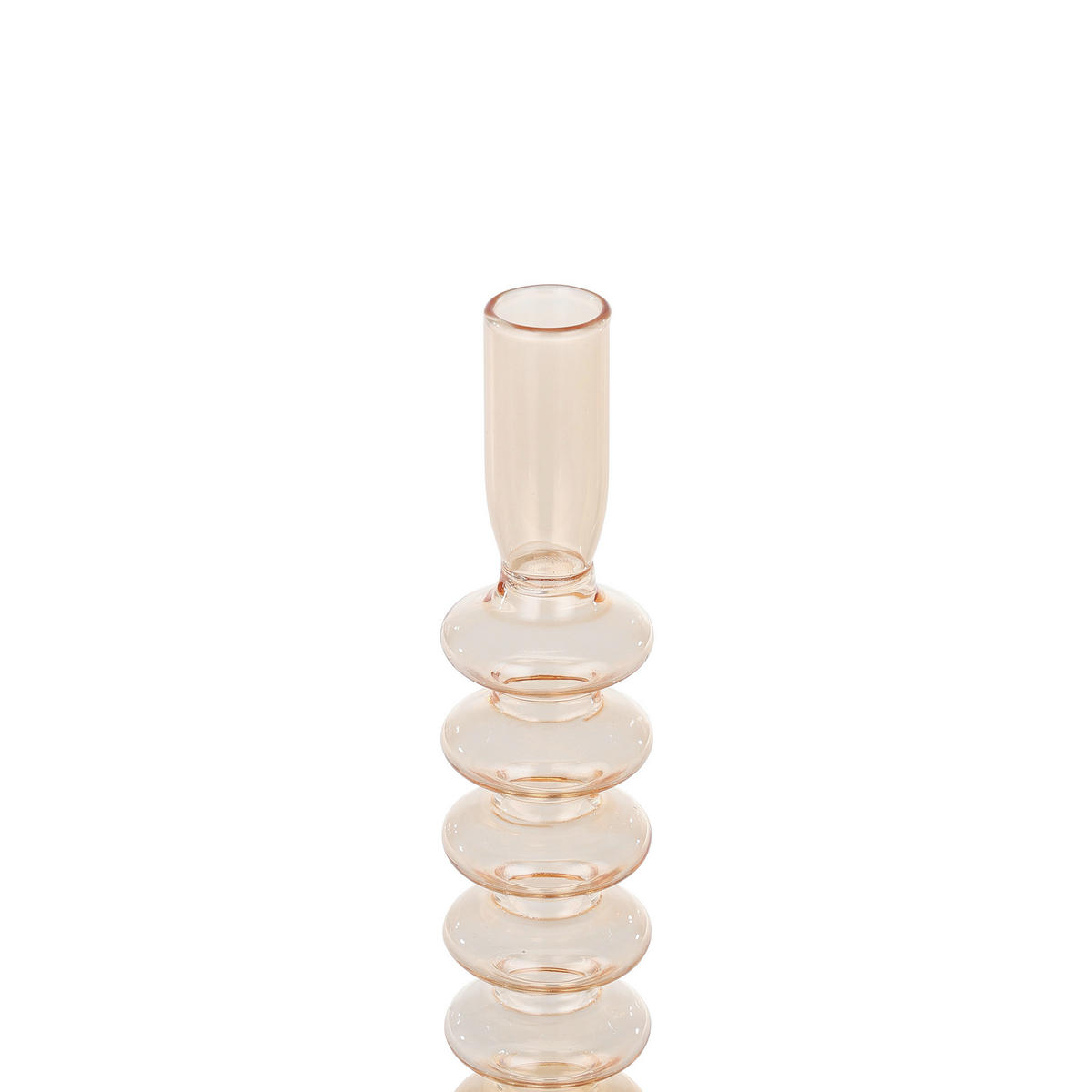 STABKERZENHALTER - Pink/Rot, LIFESTYLE, Glas (9/29,5cm)
