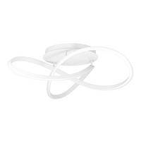 STROPNÍ LED SVÍTIDLO, 83/25/83 cm - bílá, Basics, plast (83/25/83cm)