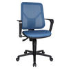 DREHSTUHL Flachgewebe, Netz Petrol  - Petrol/Schwarz, MODERN, Kunststoff/Textil (46/97-109/46cm) - Topstar
