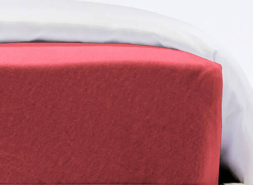 SPANNBETTTUCH Flausch Jersey Jersey  - Bordeaux, Basics, Textil (180/200cm) - Fleuresse